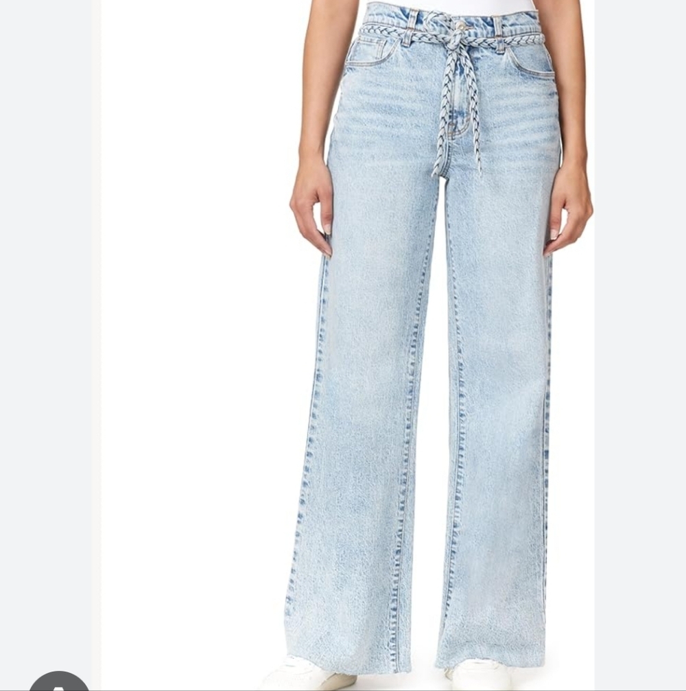 Kensie Women's Cream High Rise Jeans